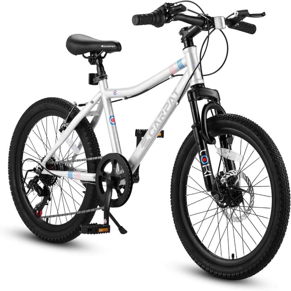 20 Inch 7 Speed White Steel Boys Girls Mountain Bike Ages 6-12 price history on PriceWatchPro