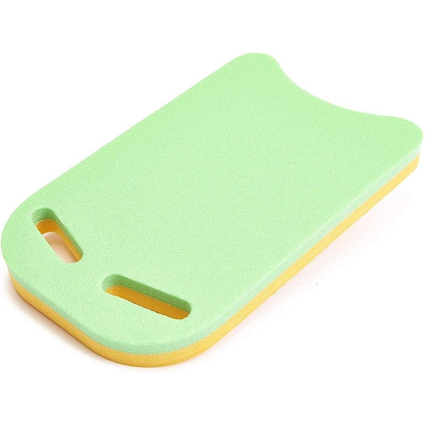 Floatation Iq FUniversal Swimming Pool Training Exercise Kickboard, Yellow/Lime