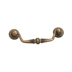 Liberty Mission 4-1/4 in. (108 mm) Wrought Iron Cabinet Drawer Bail Pull  with Backplate PN8005-SAM-A - The Home Depot