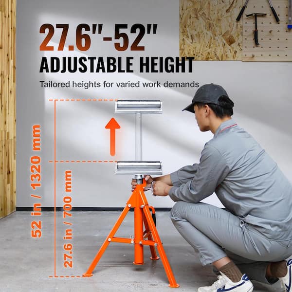 SKYSHALO Roller Stand, Heavy Duty 2500 LBS. Load Capacity 27.6 in