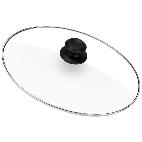 10 in. Oval Series 8 qt. Tempered Glass Slow Cooker Lid with Anti-hot Handle Replacement 1-Pack