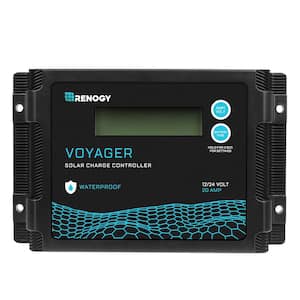 12/24-Volt Voyager 20 Amp PWM Waterproof Solar Charge Controller