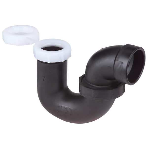 NIBCO 1-1/2 in. ABS DWV Hub x Slip P-Trap C5893HD112OR112114 - The