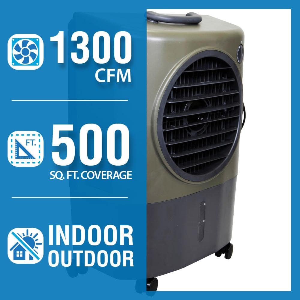 Hessaire Multicolored Portable Outdoor Evaporative Cooler with Remote