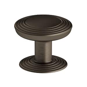 Marsala Collection 1-9/16 in. (40 mm) Honey Bronze Transitional Cabinet Knob