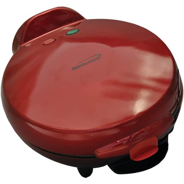 Brentwood Appliances 900 W RED 8 Nonstick Quesadilla Maker TS-120 - The  Home Depot