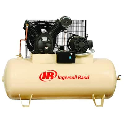 Ingersoll Rand Type 30 Reciprocating 80 Gal. 5 HP Electric 230-Volt ...