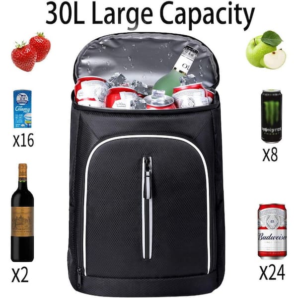 Insulated Cooler Backpack Leak Proof Waterproof Lunch Travel Camping Hiking 30L Backpack Cooler Leakproof Waterproof, Lightweight Lunch  main image 4
