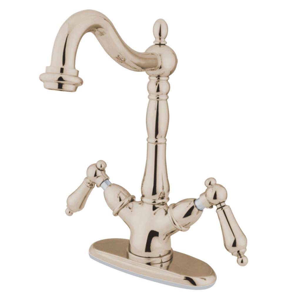 Heritage Single Hole 2-Handle Bathroom Faucet in Polished Nickel price history on PriceWatchPro