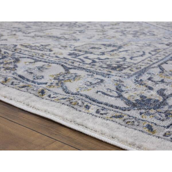 United Weavers Veronica Adaleigh Blue/Grey Round Rug 7'10 RD United Weavers Veronica Adaleigh Blue/Grey Round Rug 7'10 RD