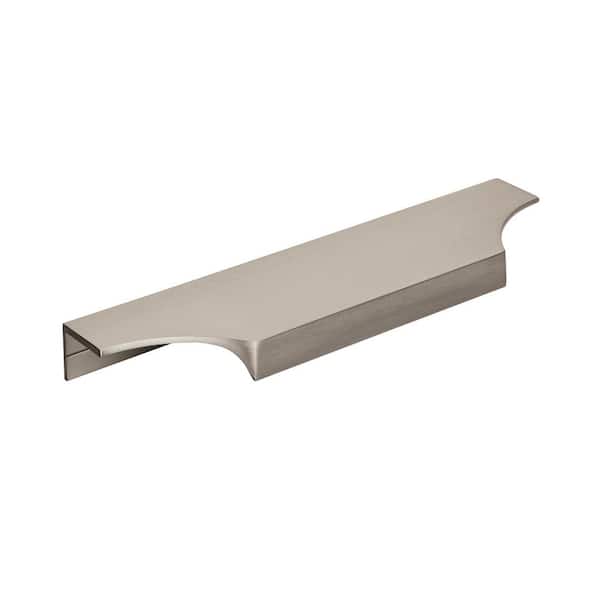 Amerock Extent 6-9/16 in. (167mm) Modern Satin Nickel Cabinet Edge Pull