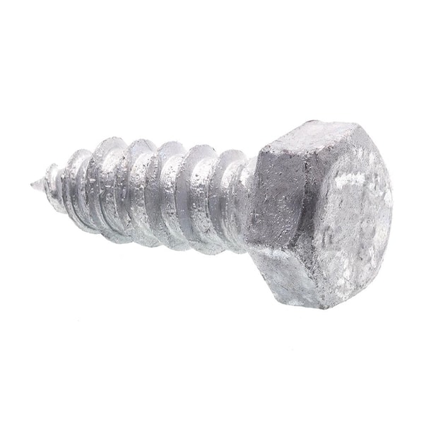 Prime-Line 1/2 in. x 1-1/2 in. Grade A307 Hot Dip Galvanized Steel Hex Lag Screws (10-Pack)