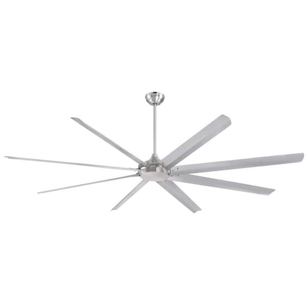 Widespan 100 in. Brushed Nickel DC Motor Ceiling Fan with Remote Control