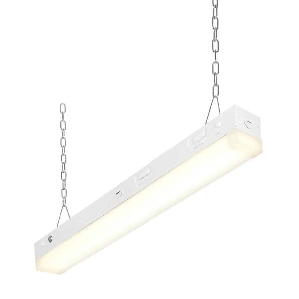 Maxxima 2 ft. 20-Watt LED Linear Strip Shop Light, White