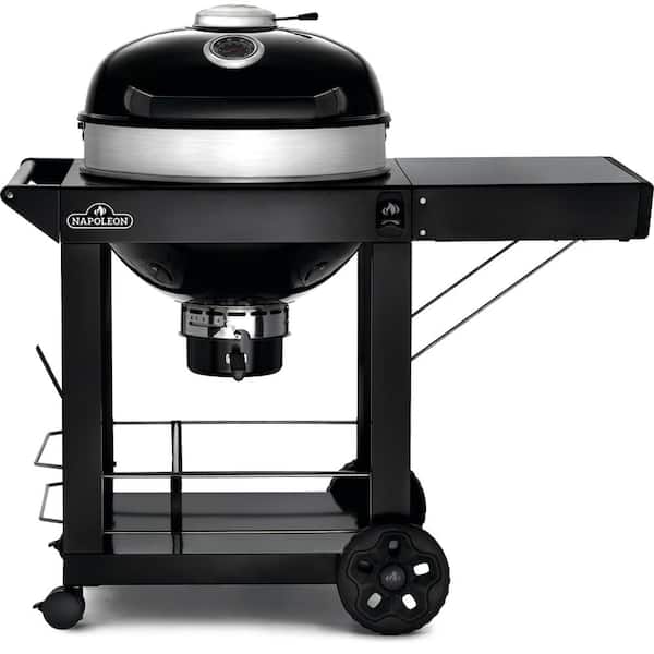 NAPOLEON 22 in. PRO22 Kettle Charcoal Grill in Black with Cart