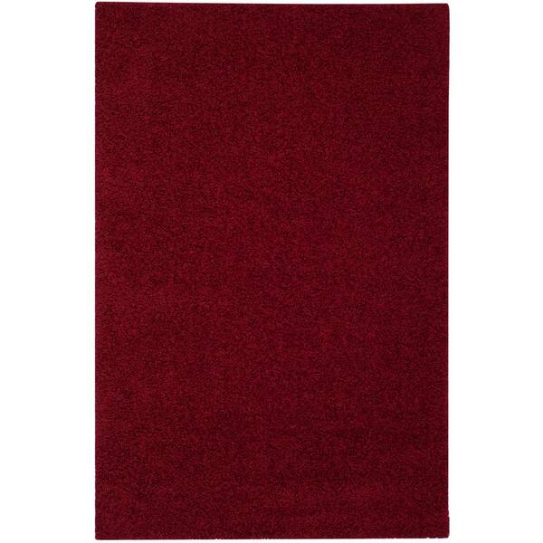 Safavieh Athens Shag Red 8 ft. x 10 ft. Area Rug-SGA119R-8 - The Home Depot