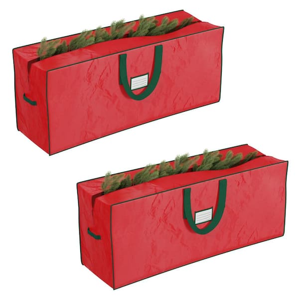 Santa's Bags 48 in. Red Multi-Use Decoration Storage Bag SB-10197-RS - The  Home Depot