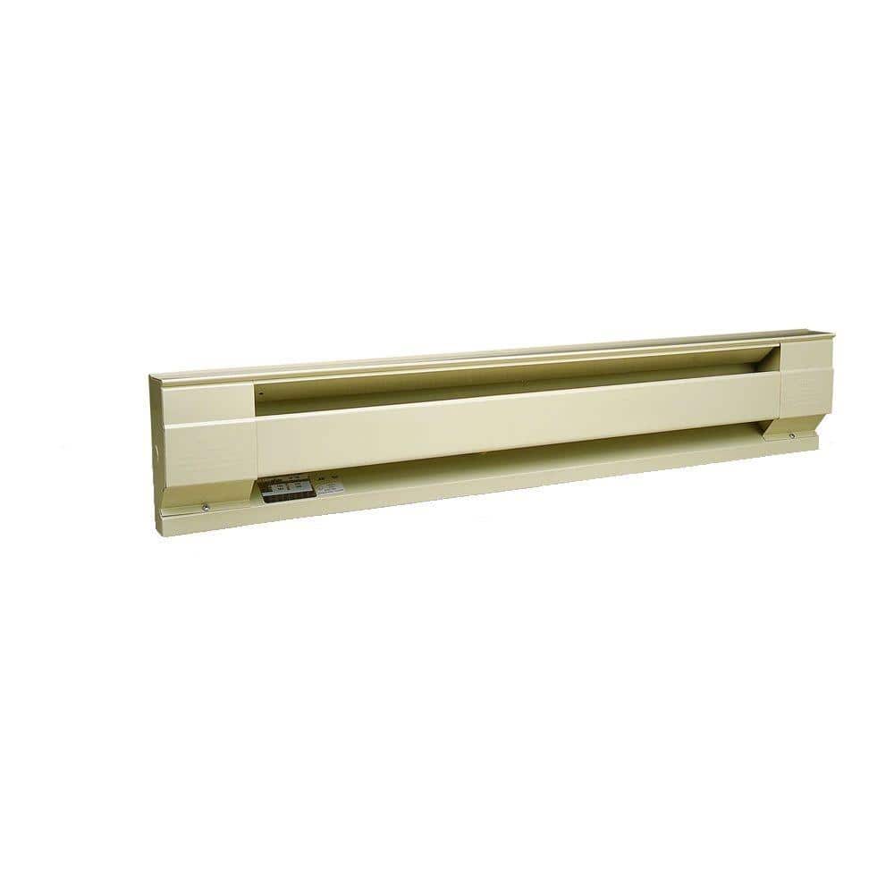 UPC 027418033581 product image for 96 in. 240/208-volt 2,500/1,875-watt Electric Baseboard Heater in Almond | upcitemdb.com