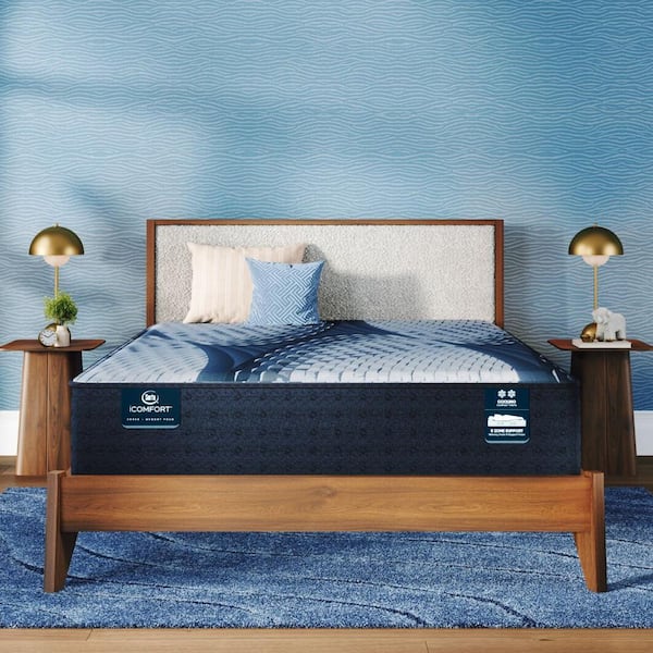 Serta iComfort Iona Queen Plush 13 in. Low Profile Mattress Set