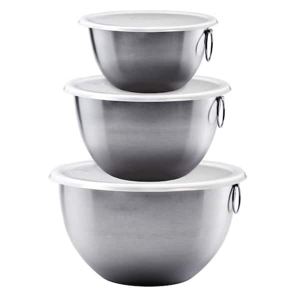 Tramontina Double Wall Stainless Steel Mixing Bowls (3-Pack)