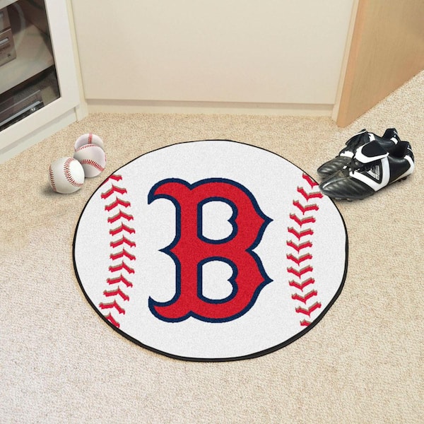 FANMATS MLB Boston Red Sox Red 2 ft. x 2 ft. Round Area Rug 18129 - The  Home Depot