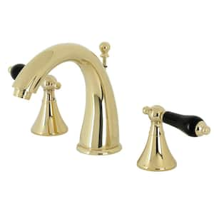 Duchess 8 in. Widespread 2-Handle Bathroom Faucet in Polished Brass