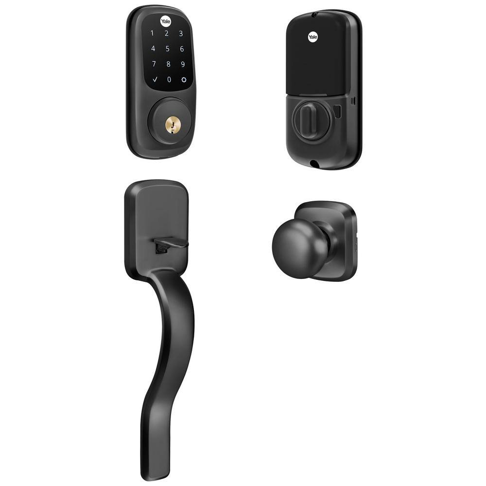 Yale Assure Smart Lock Black Suede Touchscreen Alarmed Lock with WiFi