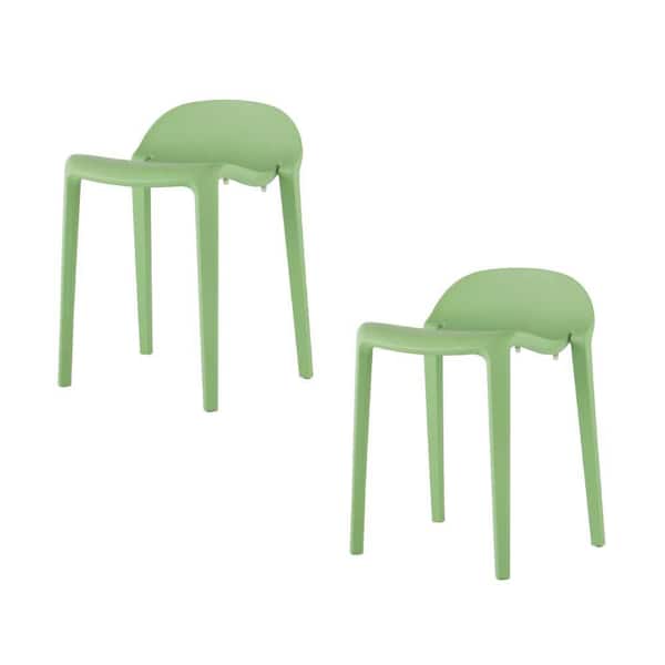 Lagoon Joyous Green Short Stool (Set of 2)