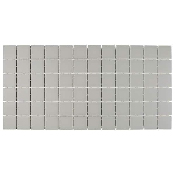 Daltile Restore Matte Natural Gray 12 in. x 24 in. x 6.35 mm Glazed Ceramic Mosaic Tile (2 sq. ft./Each)