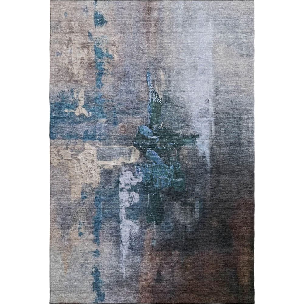 Mayfield Premium Machine Washable Abstract AMF2157 Blue 10 ft. x 14 ft. Area Rug price history on PriceWatchPro