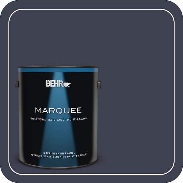 BEHR MARQUEE 1 gal. Home Decorators Collection #HDC-WR16-03 Blueberry Tart Satin Enamel Exterior Paint & Primer