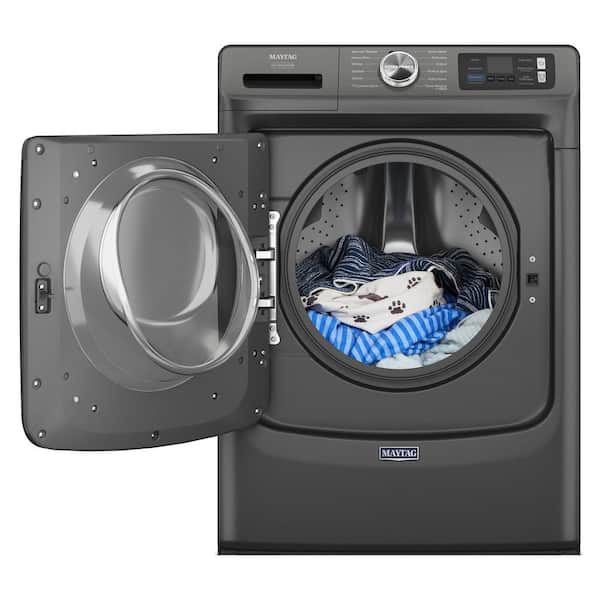 5 cu. ft. Front Load Washer in Volcano Black with Smart Pet Pro Option