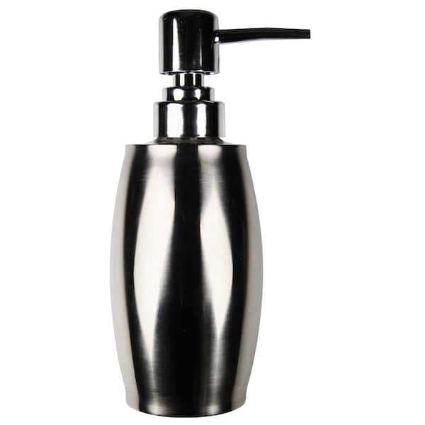  BATHSIR Black Soap Dispenser, Stainless Steel Liquid Dispensers  with Visual Window Wall Mount Hand Soap Bottle with Pump for Dish  Countertop Kitchen Bathroom (Round/ 200 ml) : Tools & Home Improvement