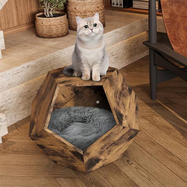 Foldable Cat Bed With Scratch Pad, Reversible Barbados | Ubuy