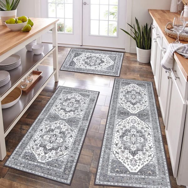 Unbranded Boho Kitchen Mats Set of 3