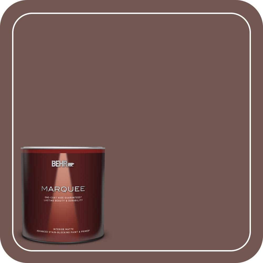1 qt. #180F-6 Brown Ridge Matte Interior Paint & Primer price history on PriceWatchPro