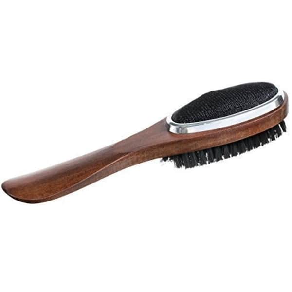 Home it 3 in 1 Clothes Care Brush and Lint Remover - Garment Care Brush with Wood Handle - Brush Clothes Care