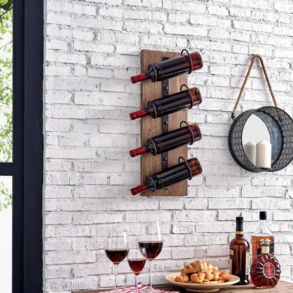 Copper Metal Wire Countertop Hanging Wine Glass Holder, Stemware