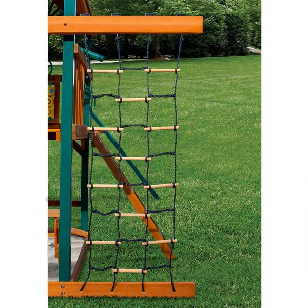 Climbing Cargo Net Nylon Rope and Wooden Dowels Playset High Quality 150 Lbs for sale online 