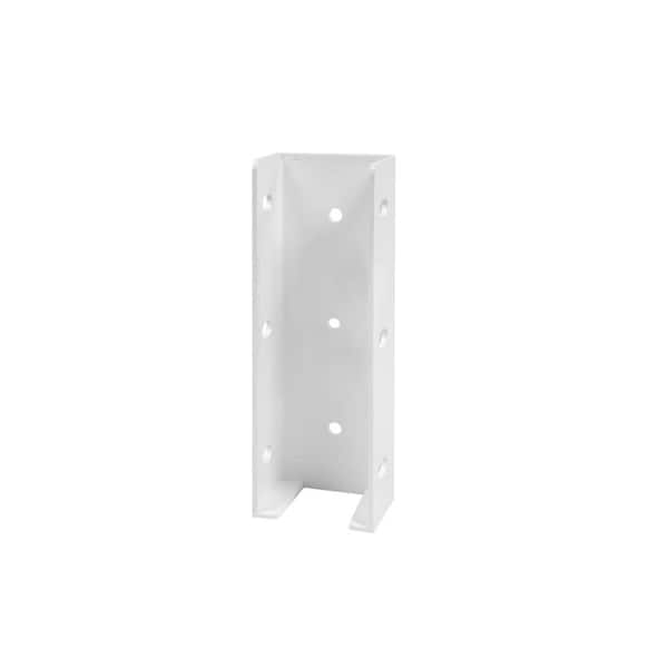 Barrette Outdoor Living Transition Bracket White for 1-3/4 in. x 5-1/2 in. Rail