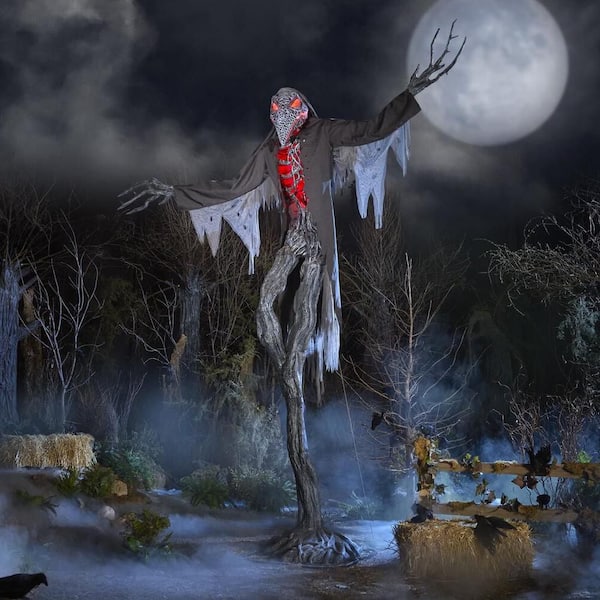 15 ft. Grave & Bones Giant-Sized Animated LED Gally-Crow