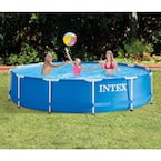 12 ft. x 30 in. Metal Frame 1718 Gal. Capacity Above Ground Pool
