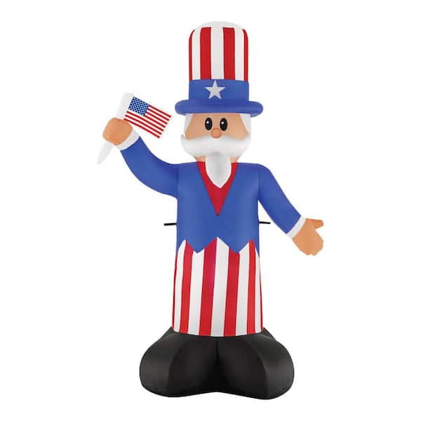 Home Accents Holiday 5 ft. Uncle Sam Inflatable