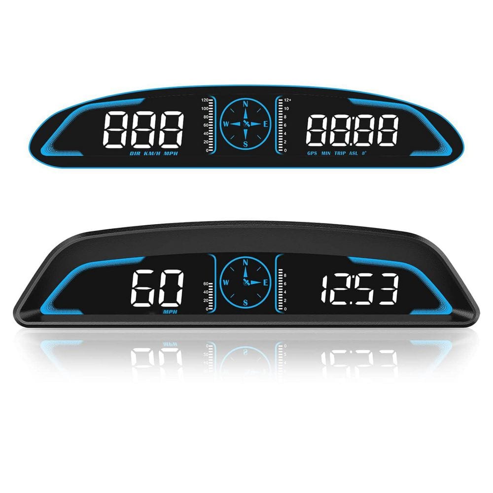 5.5 in. LCD GPS Speedometer Heads Up Display with Overspeed and Fatigue Alerts for All Vehicles price history on PriceWatchPro