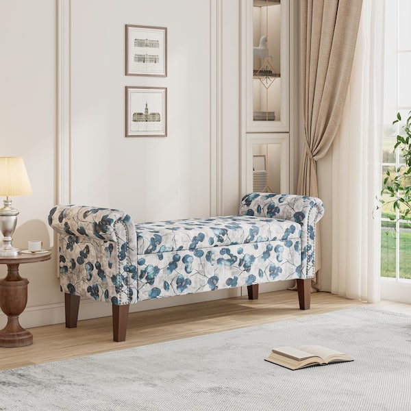 IDÉE SOLID BENCH ヘンリーボーン柄ナチュラルグレー IDÉE SOLID BENCH