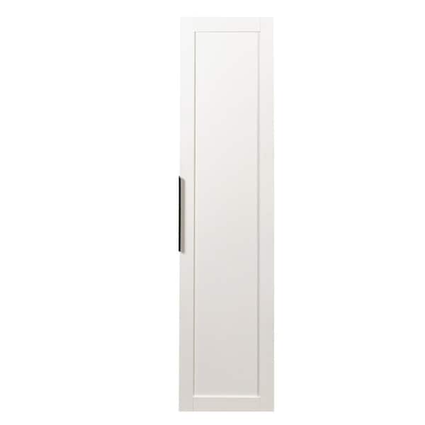 15.67 in. W x 21.65 in. D x 62.99 in. H White Linen Cabinet with Doors & Shelves