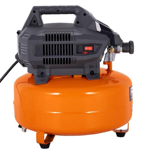 6 Gal. Compressor with 50ft. Lay Flat Hose and 18GA Brad Nailer