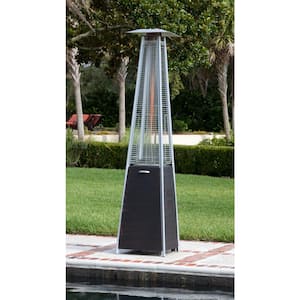 40,000 BTU Coronado Brushed Bronze Pyramid Flame Gas Patio Heater