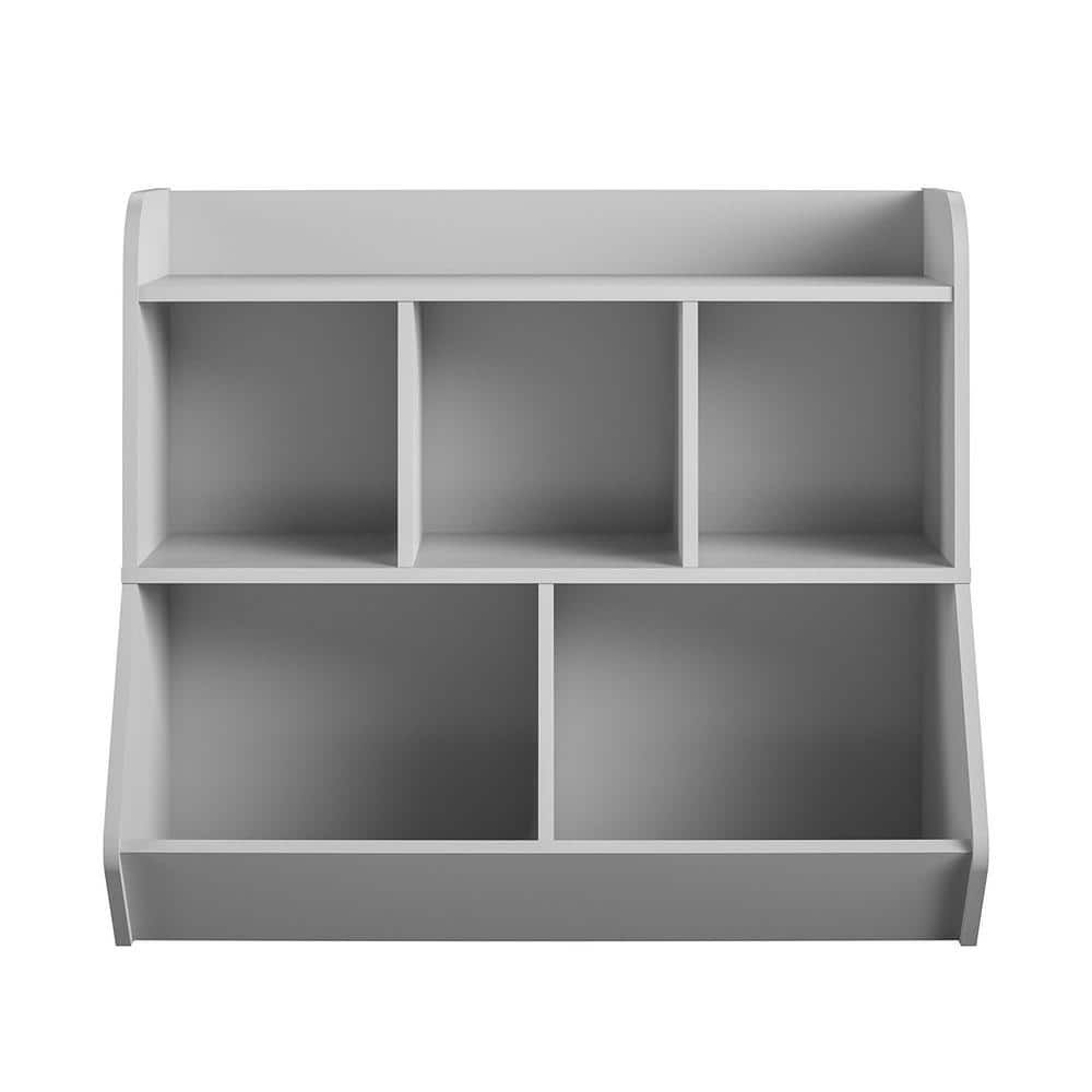 Nathan Dove Gray Kids Toy Storage Bookcase -  Ameriwood Home, DE55487