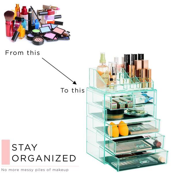 Small Makeup Organizer Set - Clear – Sorbus Beauty